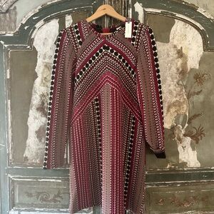 ANTHROPOLOGIE Kiera Jacquard Tunic Dress size medium